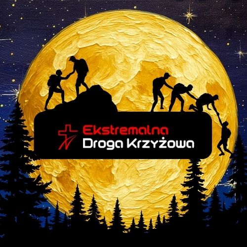 EDK logo - ludzie pomagający sobie wspinać się